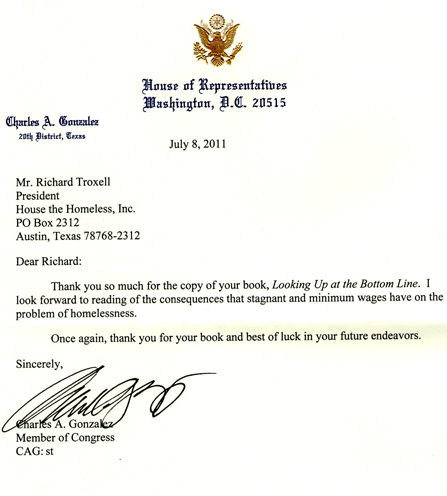 Support Letter From Charles Gonzalez