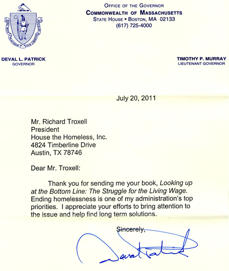 Support Letter From Deval Patrick