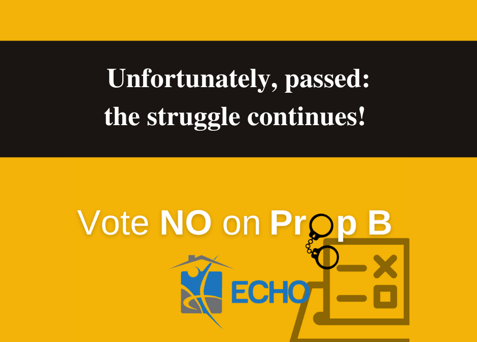 Vote NO on Prob B